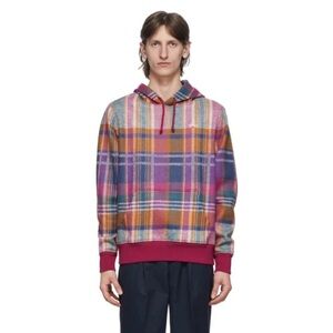 Noah NYC
Multicolor Wool
Madras Hoodie   Size Large